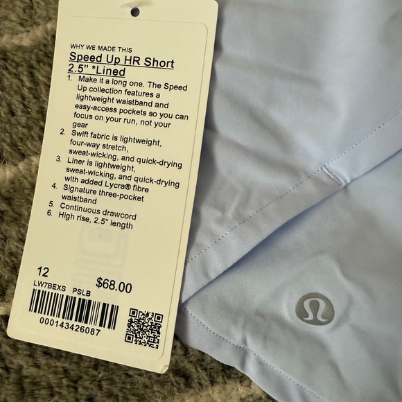 Lululemon speed up shorts - Picture 2 of 3